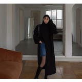 ブラック | ニットハイネックスリットワンピース | Ulysses