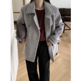 スタンドカラーダブルブレストメルトンジャケット | Ulysses | 詳細画像1