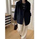 スタンドカラーダブルブレストメルトンジャケット | Ulysses | 詳細画像6