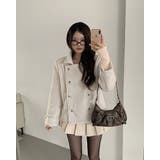 ベージュ | ダブルブレストメルトンジャケット | Ulysses