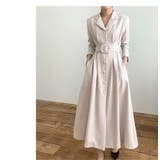 ロング襟付きシングルブレストワンピース | Ulysses | 詳細画像1