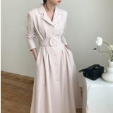 ロング襟付きシングルブレストワンピース | Ulysses | 詳細画像3