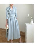 ロング襟付きシングルブレストワンピース | Ulysses | 詳細画像7