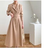 ロング襟付きシングルブレストワンピース | Ulysses | 詳細画像12