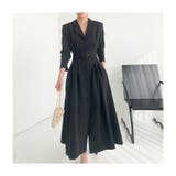 ロング襟付きシングルブレストワンピース | Ulysses | 詳細画像14