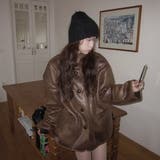 ブラウン | フェイクムートンジャケット | Ulysses