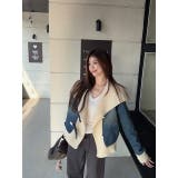 デニム切り替えニットジャケット | Ulysses | 詳細画像1