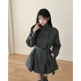 ダークグレー | リボンスタンドカラーメルトンジャケット | Ulysses