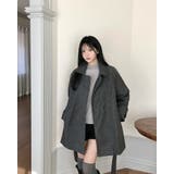 リボンスタンドカラーメルトンジャケット | Ulysses | 詳細画像7