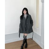 リボンスタンドカラーメルトンジャケット | Ulysses | 詳細画像8