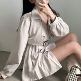 リボンプリーツダブルブレストジャケット | Ulysses | 詳細画像1