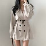 リボンプリーツダブルブレストジャケット | Ulysses | 詳細画像3