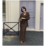 ニットVネックトップススカートセットアップ | Ulysses | 詳細画像17 