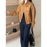 襟付きフェイクスエードジャケット | Ulysses | 詳細画像1