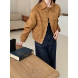 襟付きフェイクスエードジャケット | Ulysses | 詳細画像2