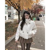 オフホワイト | スタンドカラーダブルブレストショートジャケット | Ulysses