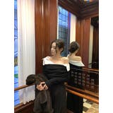 襟付き切り替えオフショルダートップス | Ulysses | 詳細画像6