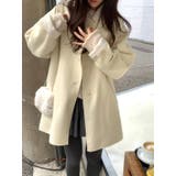 ベージュ | 襟付きシングルブレストメルトンジャケット | Ulysses