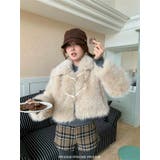 ベージュ | ショート襟付きジャケット | Ulysses