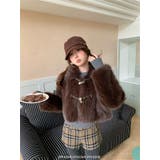 ブラウン | ショート襟付きジャケット | Ulysses