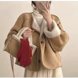 バッグ付きフェイクムートンジャケット | Ulysses | 詳細画像1 