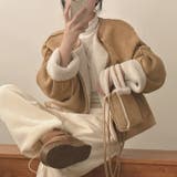 バッグ付きフェイクムートンジャケット | Ulysses | 詳細画像2 