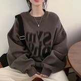 ブラウン | オーバーサイズロゴスウェット | Ulysses