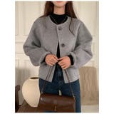 グレー | ショートメルトンジャケット | Ulysses