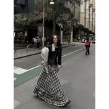 切り替えチェック柄デニムジャケット | Ulysses | 詳細画像9 