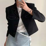 ブラック | ショートシングルブレストジャケット | Ulysses