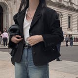 ブラック | ショートシングルブレストジャケット | Ulysses