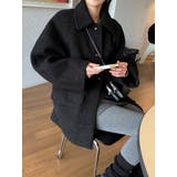 ブラック | 襟付きシングルブレストジャケット | Ulysses