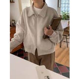 ベージュ | ダブルジップスウェットジャケット | Ulysses