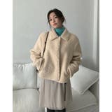 ベージュ | 襟付きシングルブレストジャケット | Ulysses