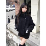 ブラック | スタンドカラーダブルブレストジャケット | Ulysses