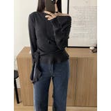 オフショルダーニットトップス | Ulysses | 詳細画像1