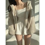 フード付きジップ付きセータージャケット | Ulysses | 詳細画像2