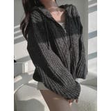 フード付きジップ付きセータージャケット | Ulysses | 詳細画像8