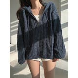 フード付きジップ付きセータージャケット | Ulysses | 詳細画像12