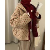 レッド | フード付きリバーシブルボアジャケット | Ulysses