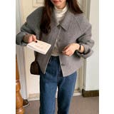 襟付きシングルブレストメルトンジャケット | Ulysses | 詳細画像5