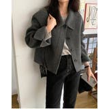 襟付きシングルブレストメルトンジャケット | Ulysses | 詳細画像11