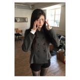 グレー | 襟付きダブルブレストジャケット | Ulysses