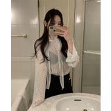 リボンドット柄シャツ | Ulysses | 詳細画像1 