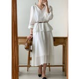 ベルト付きVネックワンピース | Ulysses | 詳細画像4