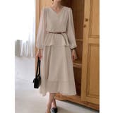 ベルト付きVネックワンピース | Ulysses | 詳細画像6