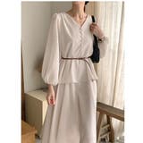 ベルト付きVネックワンピース | Ulysses | 詳細画像7