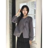 グレー | リボンタイトップス | Ulysses