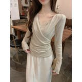 ベージュ | Vネックトップス | Ulysses