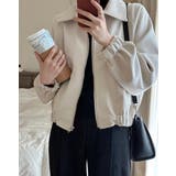 アイボリー | 襟付きジップ付きジャケット | Ulysses